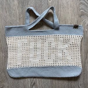 F Word Crochet Bag